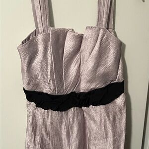 Max & Cleo Lavender Satin Dress